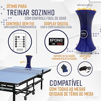 Amazon.com : iPong V300 Table Tennis Training Robot - Serves